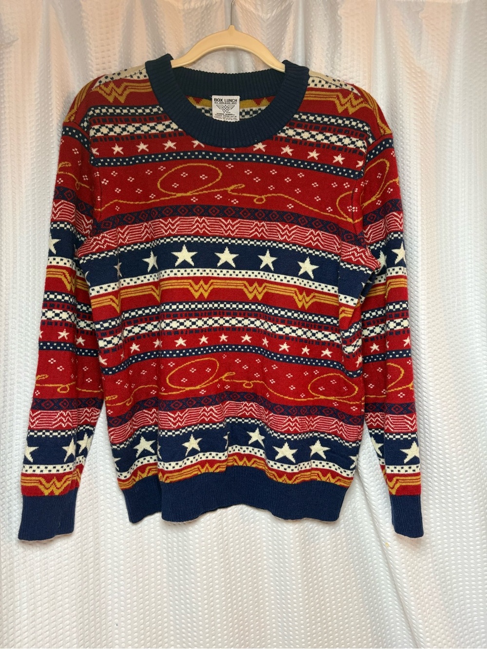 Box Lunch DC Comics Wonder Woman holiday pullover sweater size XXL